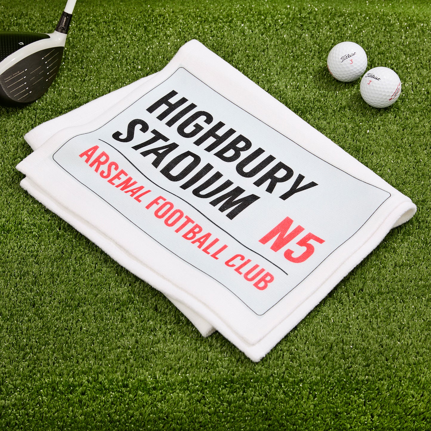 Highbury Stadium Golf Towel